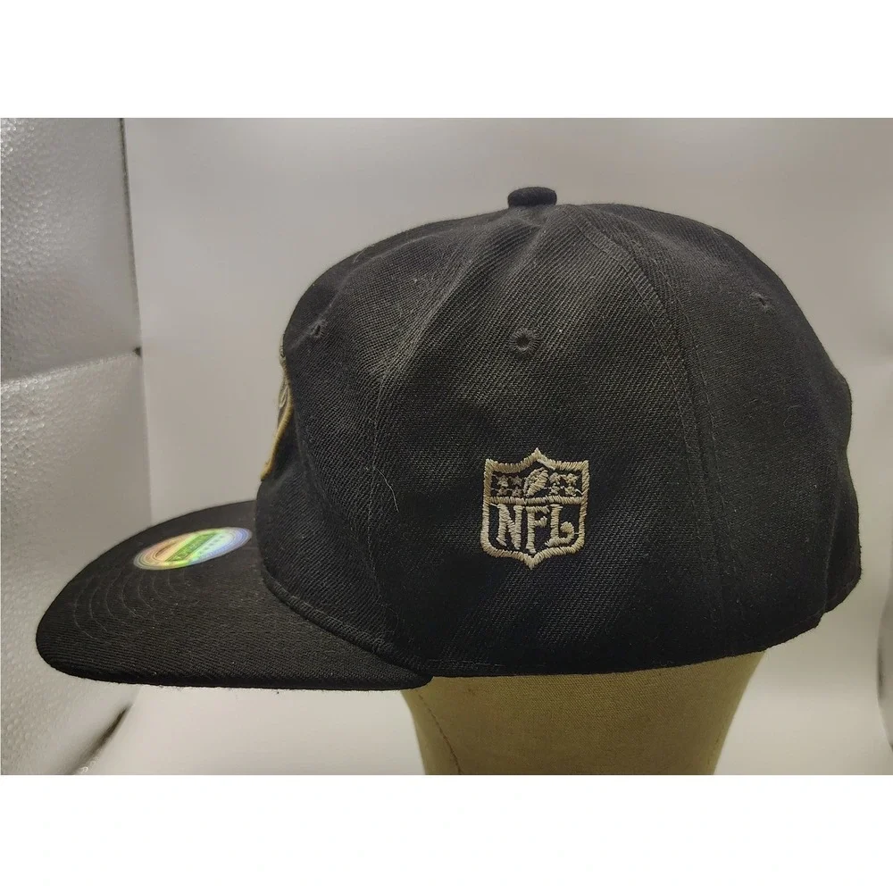 Las Vegas Raiders NFL Snapback Baseball Cap Black Embroidered Logo One Size‎